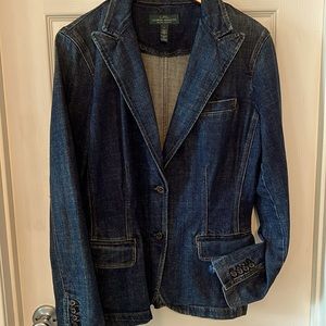 LRL Lauren Jeans Co Denim Blazer